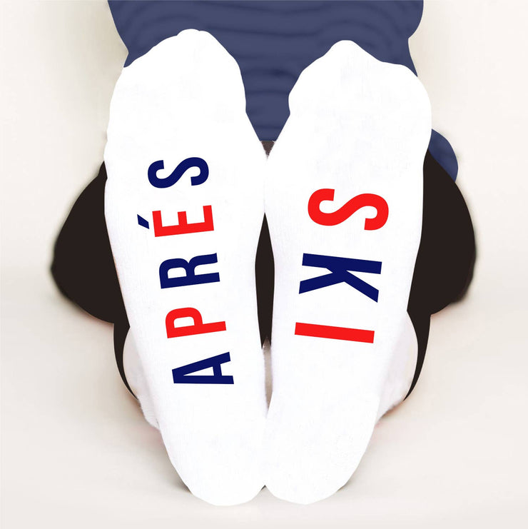 Toss Designs - White Socks - Apres Ski