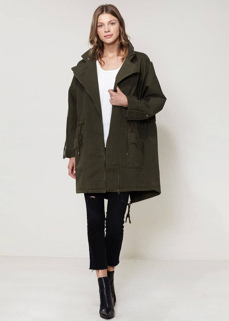 Robink - Ro & De Oversized Utility Jacket In Olive