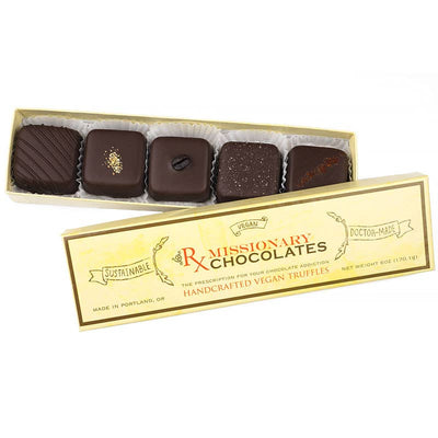 Missionary Chocolates - Assorted Truffle Selection - 5pc Box