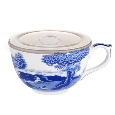 Spode - Spode Blue Italian Jumbo Cup with Lid