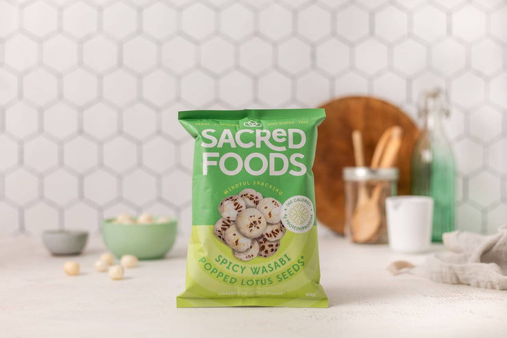 Sacred Foods - Spicy Wasabi Popped Lotus Seeds