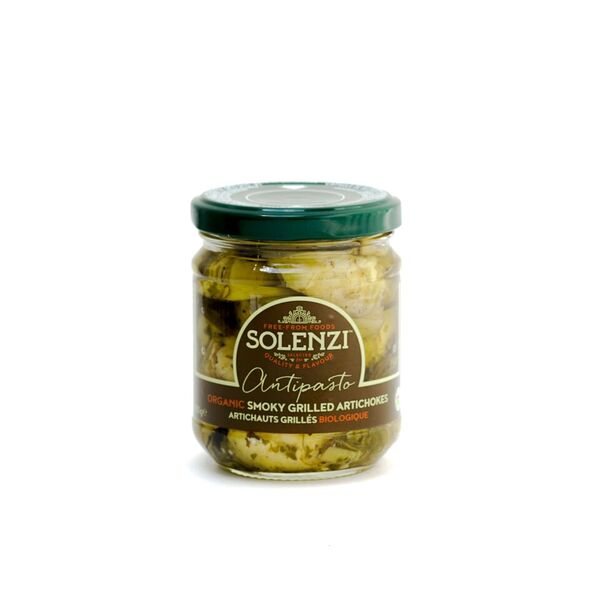 Solenzi - Organic Smoky Grilled Artichoke Antipasto 180g jars