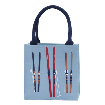 rockflowerpaper - NORDIC SKI Itsy Bitsy Reusable Gift Bag Tote