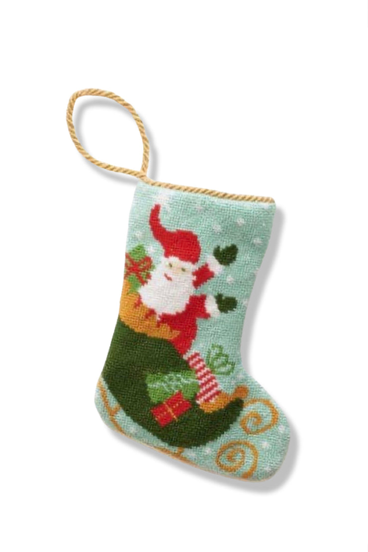 TO ALL A GOOD NIGHT SANTA BY COTON COLORS BAUBLE STOCKING