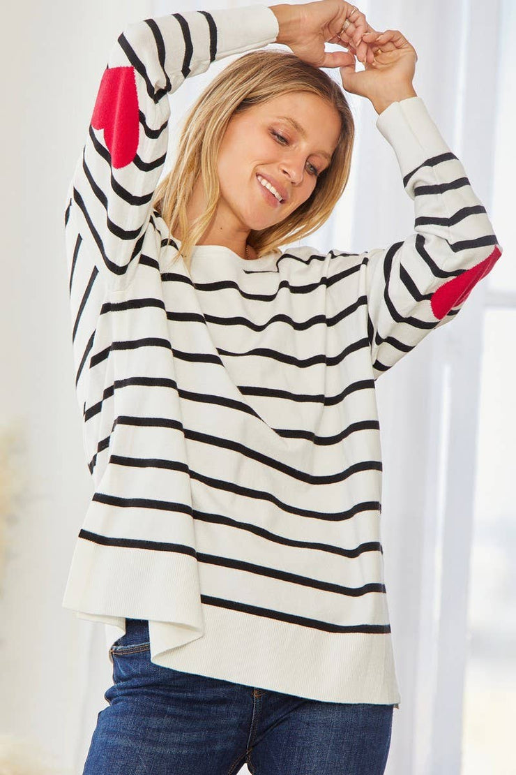 Andrée by Unit - Striped Tunic Sweater T11275