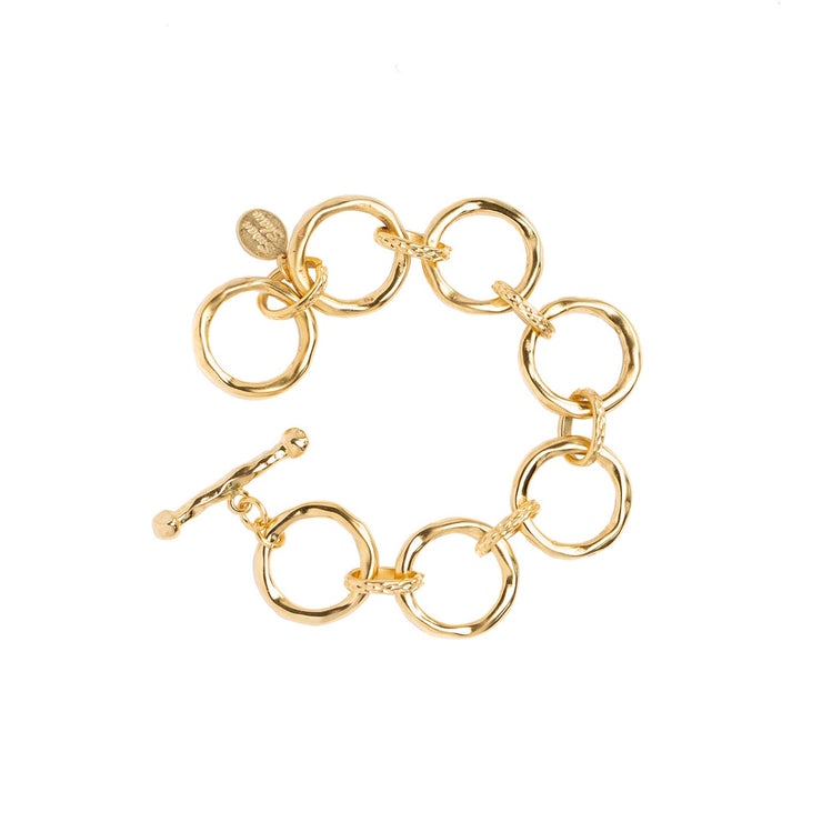 Susan Shaw - Round Chain Toggle Bracelet