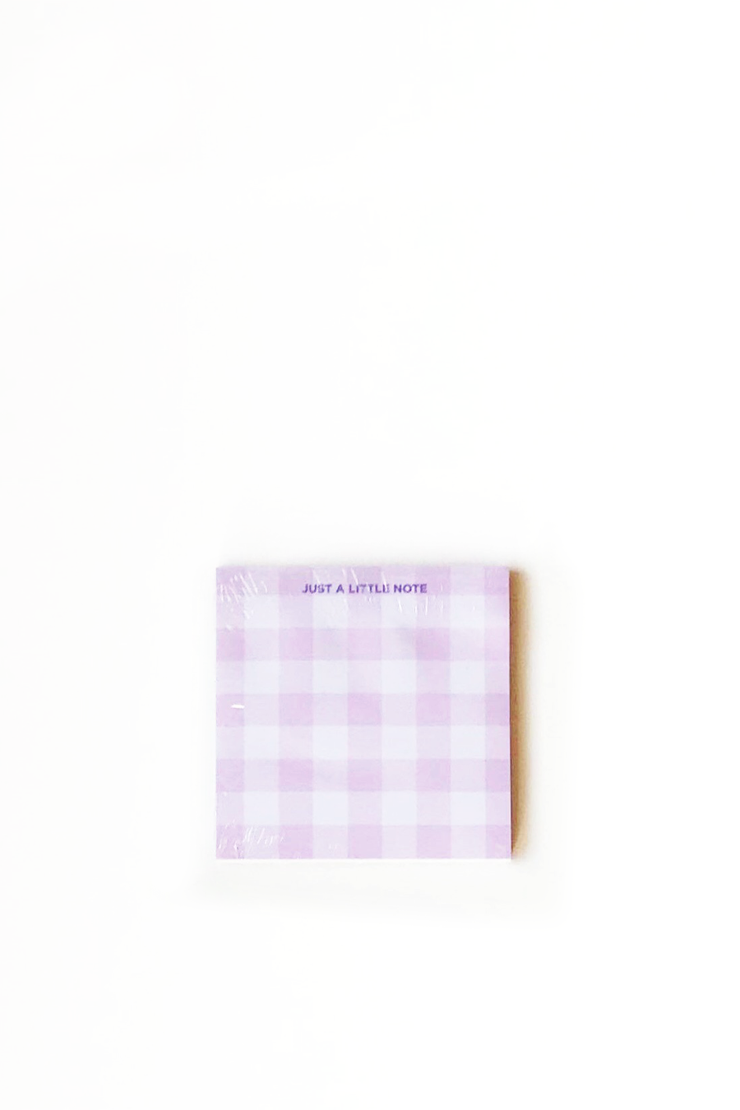 GINGHAM STICKY NOTES