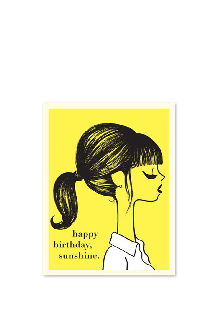 HAPPY BIRTHDAY, SUNSHINE CARD