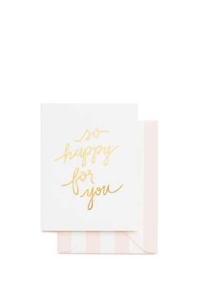 SO HAPPY FOR YOU CARD