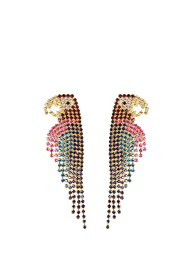 POLLY PAVE DROP EARRINGS