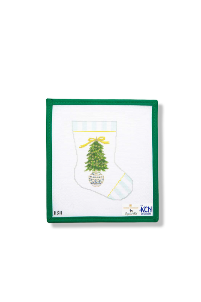 TRIM THE TREE BAUBLE STOCKING CANVAS
