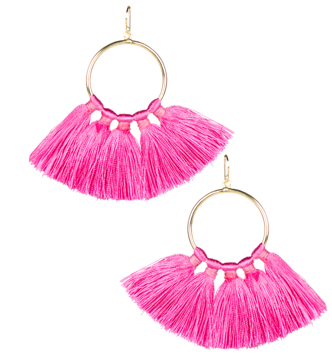 Izzy Earring - Miss Pink