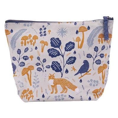 rockflowerpaper - FOX AND FEATHERS Pouch, Large