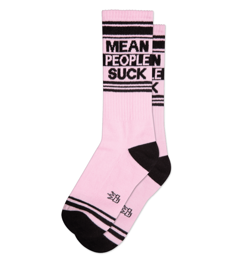 Gumball Poodle - Mean People Suck Ribbed Gym Socks